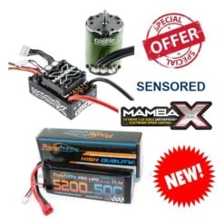 Castle Creations Mamba X 1/10 WP ESC 1406 6900KV Sensored Motor W/ 3S Lipo Deans -Model Toys Shop 010 0145 03 1x lipos deans 3s 50c 22 3
