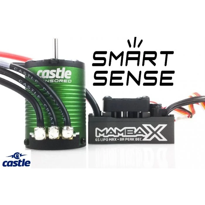 Castle Creations Mamba X 1/10 WP ESC 4600KV Sensored Motor W/ 2x 3S Lipo Deans 3 Castle Creations Mamba X 1/10 WP ESC 4600KV Sensored Motor W/ 2x 3S Lipo Deans