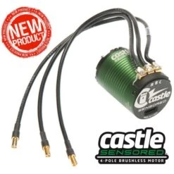 Castle Creations 060-0059-00 4-Pole Sensored Brushless 1406-7700KV Motor Only