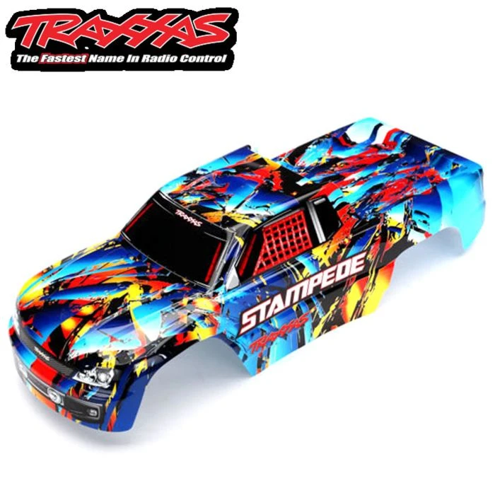 Traxxas 3648 Body Stampede Rock N' Roll (Painted Decals Applied) 4 Traxxas 3648 Body Stampede Rock N' Roll (Painted Decals Applied) - Image 2