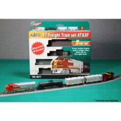 Kato N 106-6271 RTR F7 Freight AT&SF Train Set