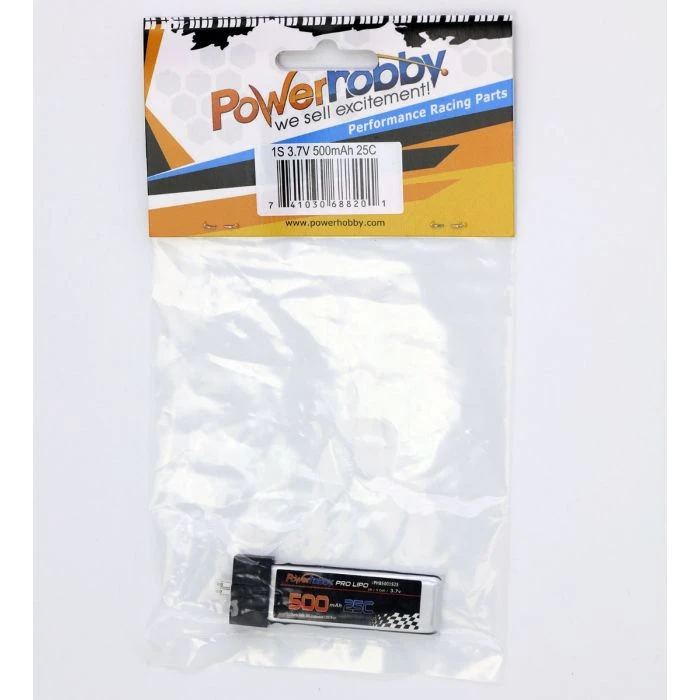 Powerhobby 1S 500mah 25c Lipo Battery W PH 2.0 High Current Plug 4 Powerhobby 1S 500mah 25c Lipo Battery W PH 2.0 High Current Plug - Image 2