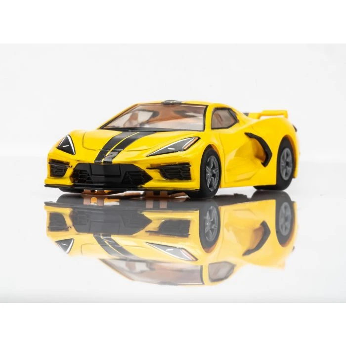 AFX 22013 Corvette C8 Torch Yellow Mega G+ MG+ HO Scale Slot Car MegaG Plus 3 AFX 22013 Corvette C8 Torch Yellow Mega G+ MG+ HO Scale Slot Car MegaG Plus