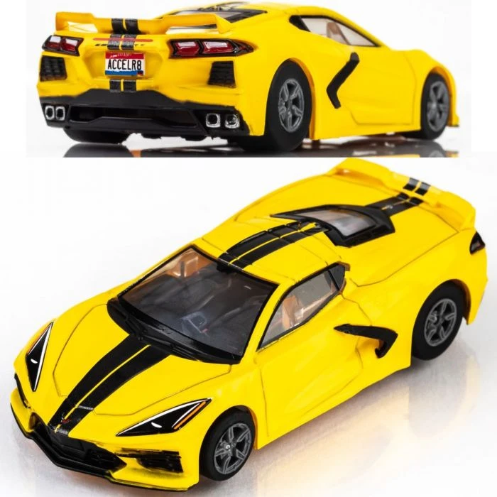 AFX 22013 Corvette C8 Torch Yellow Mega G+ MG+ HO Scale Slot Car MegaG Plus 7 AFX 22013 Corvette C8 Torch Yellow Mega G+ MG+ HO Scale Slot Car MegaG Plus - Image 5