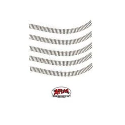 Atlas 2500 N Code 80 Super-Flex Track Black Ties / Nickel Silver Rail (5 Pack) -Model Toys Shop 2500 3