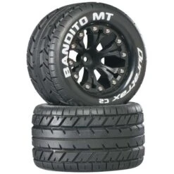 Duratrax Bandito MT 2.8" Mounted 1/2" Offset C2 Tires / Wheels (2) Stamede Jato
