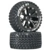 Duratrax DTXC3548 Picket ST 2.8 2WD Pre Mounted Rear Tires C2 Black (2) Rustler -Model Toys Shop 3548dtx