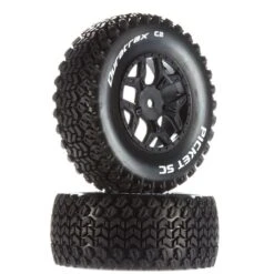 Duratrax DTXC3875 Picket SC C2 Mounted Tires / Wheels SCTE 4x4 (2)
