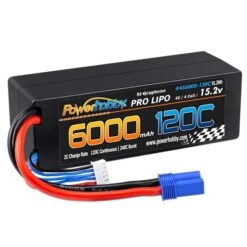 Powerhobby 4s 15.2v 6000MAH 120C Graphene + HV Lipo Battery W EC5 Plug Hard Case -Model Toys Shop 4s 6000mah 120c ec5 03