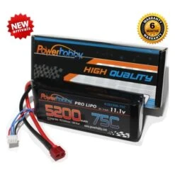 PowerHobby 3S 11.1V 5200mAh 75C Lipo Battery Pack W Deans Connector Plug 3-Cell