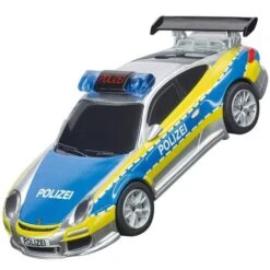 Carrera 64174 GO!!! Porsche 911 Polizei Police W/ Lights 1/43 Scale Slot Car