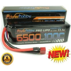 Powerhobby 3S 11.1V 6500mAh 100C Lipo Battery Pack W Deans Plug ( 2 Pack ) -Model Toys Shop 6500 100c 3s deans 1