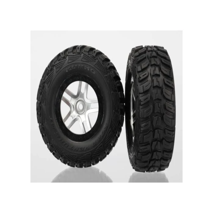Traxxas 6874 Mounted Kumho Tires/Wheels (2) Front/Rear Slash F-150 3 Traxxas 6874 Mounted Kumho Tires/Wheels (2) Front/Rear Slash F-150