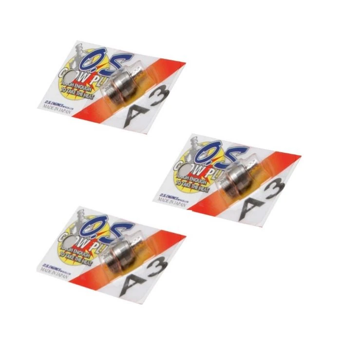 O.S. #6 A3 Glow Plug Hot Air (3) 3 O.S. #6 A3 Glow Plug Hot Air (3)