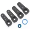 Associated 89007 Steering Servo Horns (4) SC10.2 SC8.2e RC8 RC10B44 RC10B4 -Model Toys Shop 89007