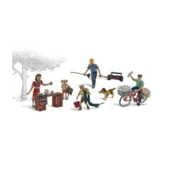 Woodland Scenics A1938 HO Train Figures Summertime Jobs