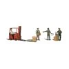 Woodland Scenics A2744 O Train Figures Workers W/Forklift 1 Woodland Scenics A2744 O Train Figures Workers W/Forklift -Model Toys Shop a2744 f 1
