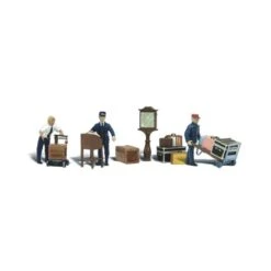 Woodland Scenics A2757 O Train Figures Depot Workers & Accessories