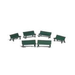 Woodland Scenics A2758 O Train Figures Park Benches