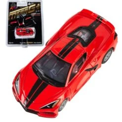 AFX 22011 Corvette C8 Torch Red Mega G+ HO Slot Car AFX22011 MegaG Plus