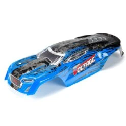 Arrma AR402195 Fazon Voltage Mega SRS Painted Decaled Trimmed Body (Blue/Black)