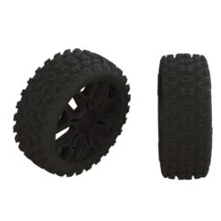 Arrma AR550057 Dboots '2HO' Tire Set Glued (Black) (2) Typhon