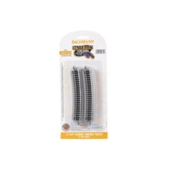 Bachmann 44855 N Scale E-Z 17.5" Radius Curve Track (6)
