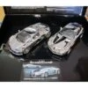 Scalextric C3169 HyperCars Chrome Bugatti Veyron Mercedes Benz SLR Slot