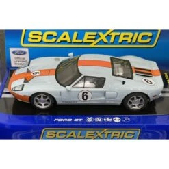 Scalextric C3324 Ford GT Heritage Gulf Livery 2012 USA Exclusive 1/32 Slot Car
