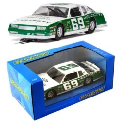 Scalextric C3947 Chevrolet Monte Carlo Stock Nascar Green DPR Slot Car 1/32
