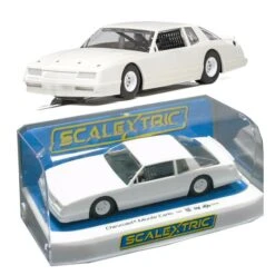 Scalextric C4072 Chevy Monte Carlo 1986 White Unpainted Slot Car