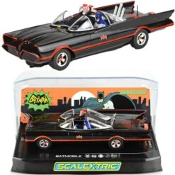 Scalextric C4175 Batmobile 1966 TV Series Batman 1/32 Scale Slot Car DPR Lights