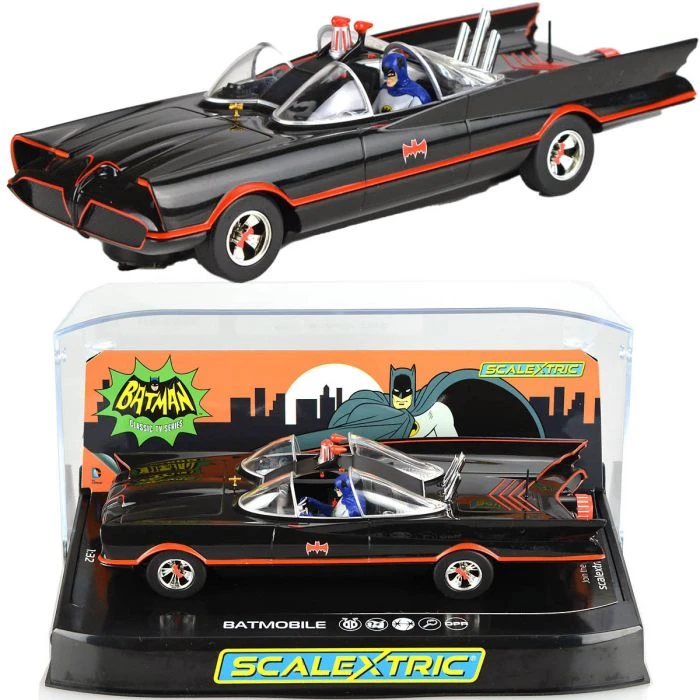 Scalextric C4175 Batmobile 1966 TV Series Batman 1/32 Scale Slot Car DPR Lights 3 Scalextric C4175 Batmobile 1966 TV Series Batman 1/32 Scale Slot Car DPR Lights