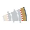 Scalextric C8239 1/32 Radius 2 22.5° Curve Outer Border (4) Slot Car Track 2 Scalextric C8239 1/32 Radius 2 22.5° Curve Outer Border (4) Slot Car Track -Model Toys Shop c8239