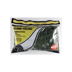 Woodland Scenics FC683 Clump Foliage Medium Green Bag Train Scenery