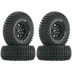 Duratrax DTXC4030 1.9" Approach CR C3 Mounted Tires / Wheels (4) Rock Crawler