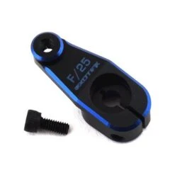 Exotek 1948 Aluminum AE HD Servo Horn (Black/Blue) (25T Futaba/Savox/ProTek)