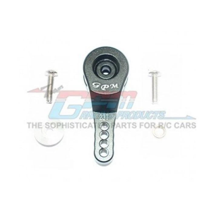GPM Aluminum 23T Servo Horn /Built-in Spring Black Traxxas TRX-4 3 GPM Aluminum 23T Servo Horn /Built-in Spring Black Traxxas TRX-4