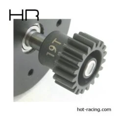 Hot Racing HRANSG3219 19T Steel 32P Pinion Gear 5mm