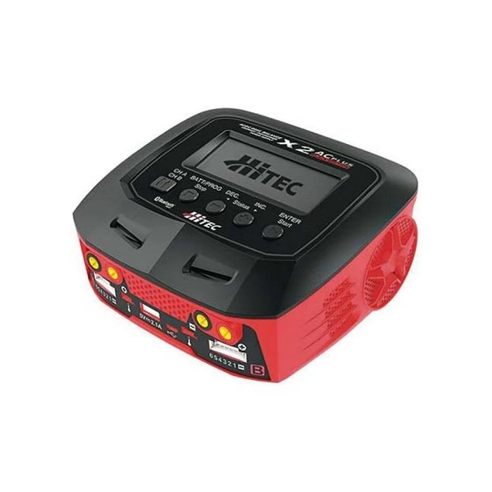 Hitec 44270 X2 AC Plus Black Edition AC/DC Balance Charger 3 Hitec 44270 X2 AC Plus Black Edition AC/DC Balance Charger