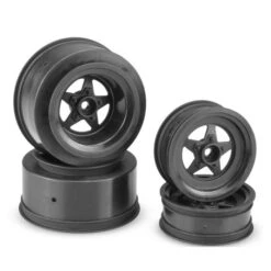JConcepts 12mm Hex Startec Street Eliminator On-Road Drag Racing Wheels Black