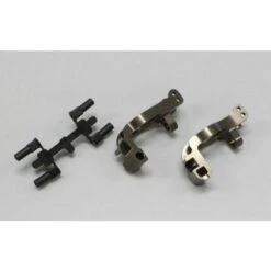 Kyosho IFW412 Aluminum Front Hub Carrier Set Gunmetal Inferno MP9 Inferno MP9e