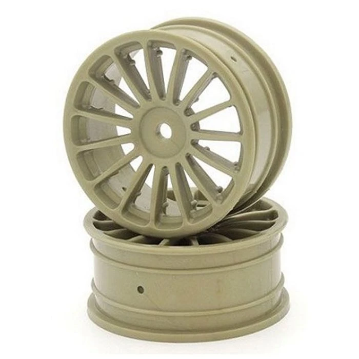 Kyosho VZH003G Wheel (15-Spoke/Gold/24mm/2Pieces) For Touring Car 3 Kyosho VZH003G Wheel (15-Spoke/Gold/24mm/2Pieces) For Touring Car