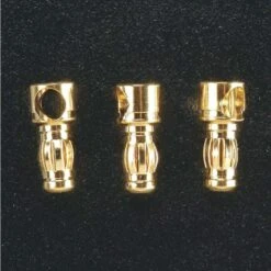 Great Planes Gold Plate Bullet Connector Male 3.5mm (3) GPMM3112