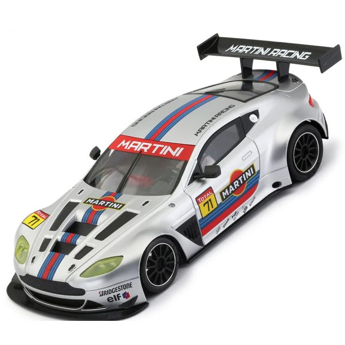 NSR Aston Martin Vantage GT3 Martini Racing Silver Sidewinder Slot Car 1/32 3 NSR Aston Martin Vantage GT3 Martini Racing Silver Sidewinder Slot Car 1/32