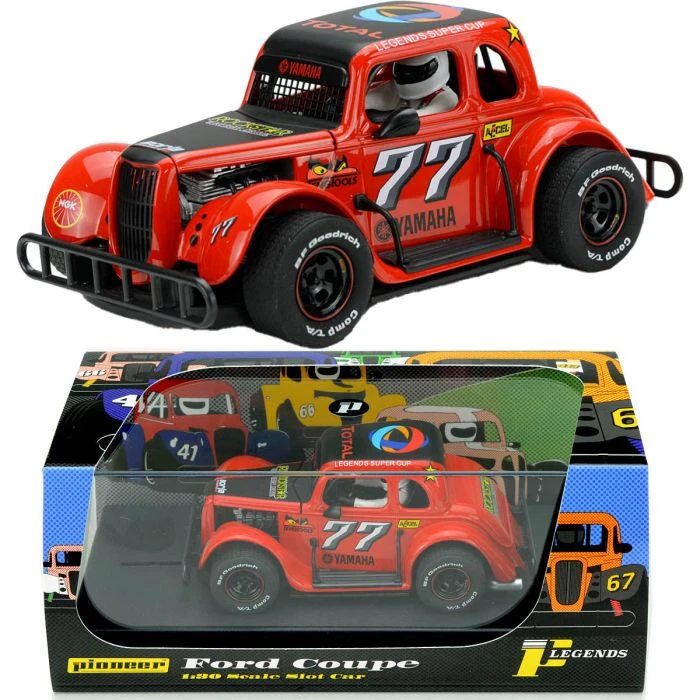 Pioneer 1934 Ford Coupe Legends Racer 1/32 Slot Car Scalextric DPR P109 3 Pioneer 1934 Ford Coupe Legends Racer 1/32 Slot Car Scalextric DPR P109