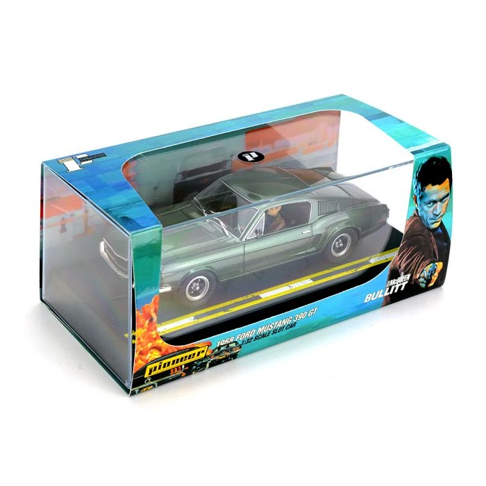 Pioneer Steve McQueen Bullitt Ford Mustang 390 GT Slot Car Scalextric DPR 4 Pioneer Steve McQueen Bullitt Ford Mustang 390 GT Slot Car Scalextric DPR - Image 2