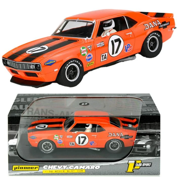 Pioneer 1968 Trans Am Chevy Camaro DANA Scalextric DPR 1/32 Slot Car P134 4 Pioneer 1968 Trans Am Chevy Camaro DANA Scalextric DPR 1/32 Slot Car P134 - Image 2
