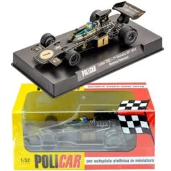Policar Lotus 72E #1 JPS Monaco GP 1974 Winner Ronnie Peterson Slot Car -Model Toys Shop pc car02g 9a