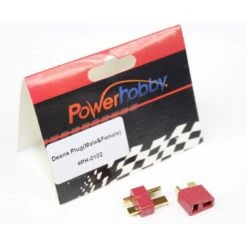 Powerhobby Male + Female Deans Plug Set